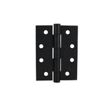 Gainsborough Hinge Fixed Pin 100X75mm Matte Black GA1075FCFMB