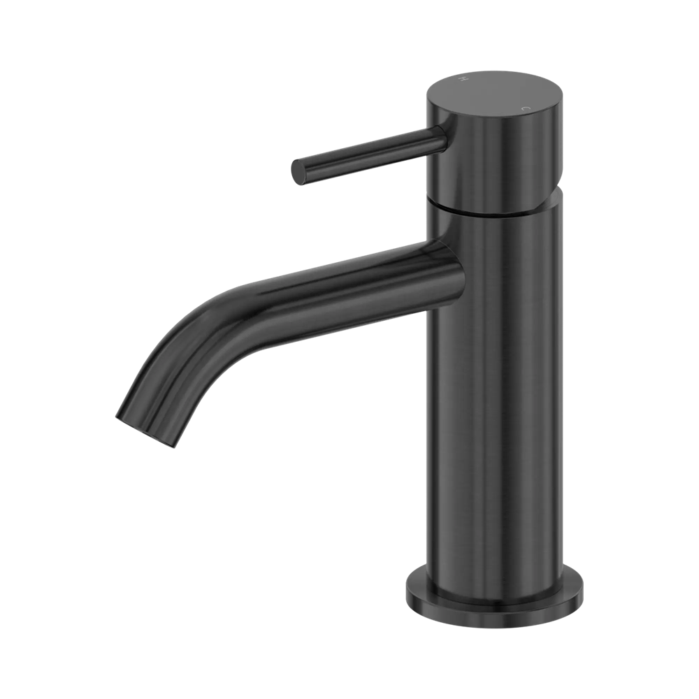 Nero Dolce Ii Curved Spout Basin Mixer Gunmetal 25B014GM