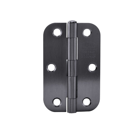 Lockwood Loose Pin Radius 90 x 60 mm x 1.5 mm Hinge Gm PVD (Pack of 2) Satin Gun Metal VIVLPR/GMPVD