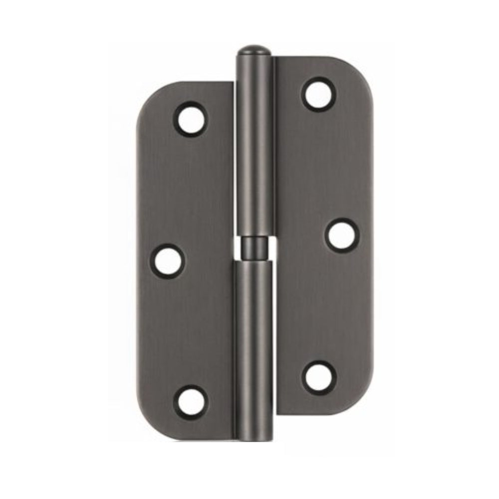 Trio Hinge Butt Radius Lift Off 89x58x1.6mm Right Hand Gunmetal Grey PBTRB89LORHGN