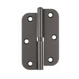 Trio Hinge Butt Radius Lift Off 89x58x1.6mm Right Hand Gunmetal Grey PBTRB89LORHGN