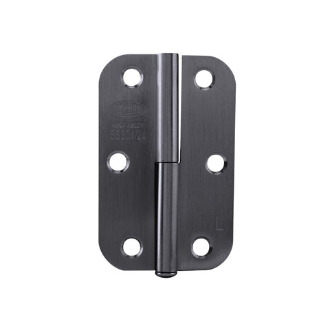 Lockwood Left Hand Lift Off Radius 90 x 60 mm x 1.5 mm Hinge Gm PVD (Pack of 2) Satin Gun Metal VIVLLR/GMPVD