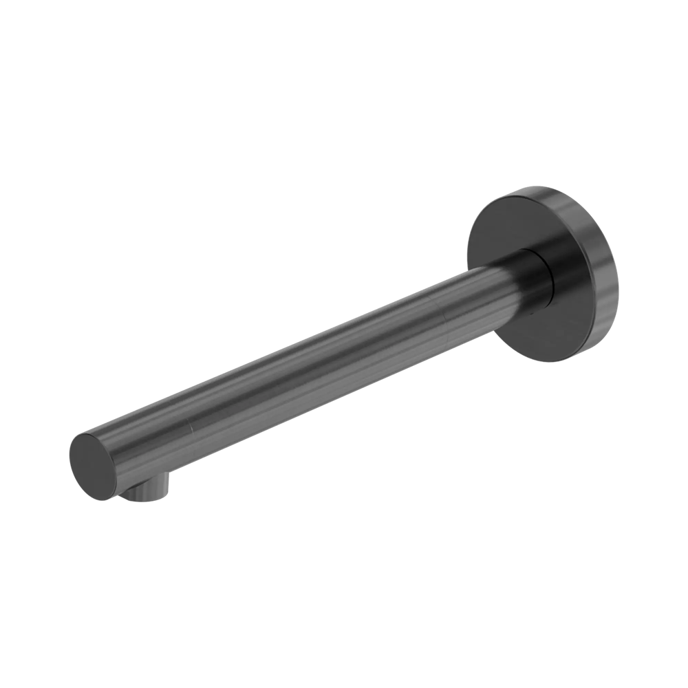 Nero Dolce Ii Fixed Outlet Ii Pushfit 60x12mm Backplate 185mm Gunmetal 25B018GM
