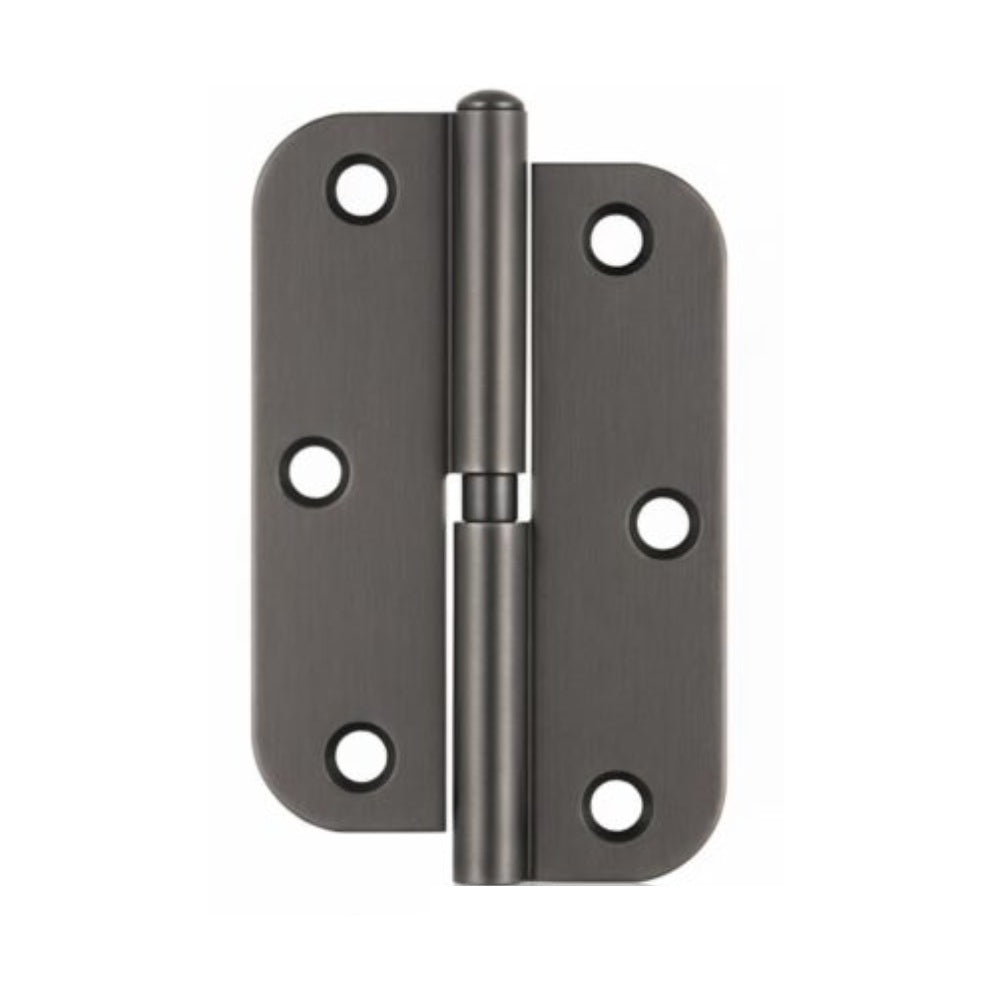 Trio Hinge Butt Radius Lift Off 89x58x1.6mm Left Hand Gunmetal Grey PBTRB89LOLHGN
