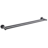 Amelie Tiara 750mm Double Towel Rail in Gunmetal KGD69036B-30