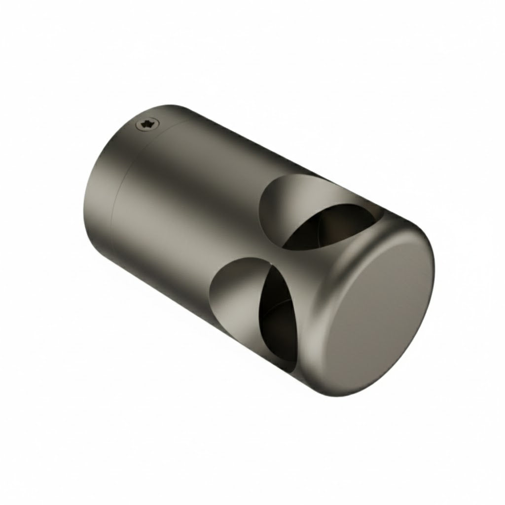 Nero Mecca Care Make Your Own 32mm Grab Rail 90 Degree Bracket Gunmetal NR5390428GM
