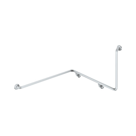 Fienza Care Grab Rail 600mm Left Hand Support 90º Stainless Steel GRAB60103111L