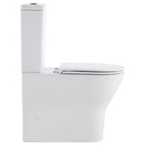 Fienza Tono Toilet Suite (Slim Seat) S-Trap 90-160mm Gloss White K028GEA-2