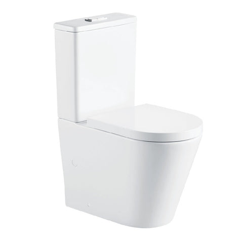 Fienza Aluca Toilet Suite (Thick Seat) S-Trap 160-230mm Gloss White K314GEB