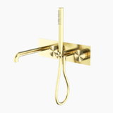 Nero Kara Progressive Shower System 230mm Brushed Gold NR271903A230BG