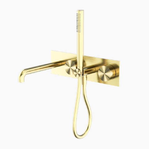 Nero Kara Progressive Shower System 250mm Brushed Gold NR271903A250BG