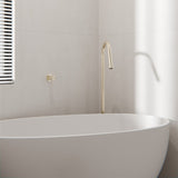 Amelie Royale Freestanding Bath Outlet Only Brushed Gold BDO221903ABG