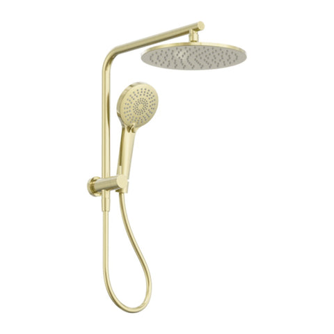 Amelie Royale 2 In 1 Twin Shower Brushed Gold BDO250805EBG