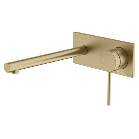 Oliveri Venice Straight Wall Mixer Set Classic Gold VE108503FCG