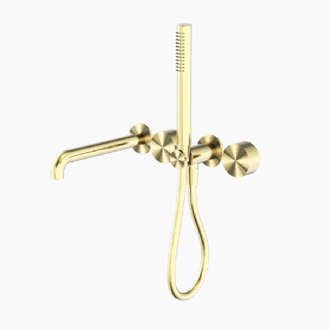 Nero Kara Progressive Shower System (Separate Plates) 250Mm Brushed Gold NR271903B250BG