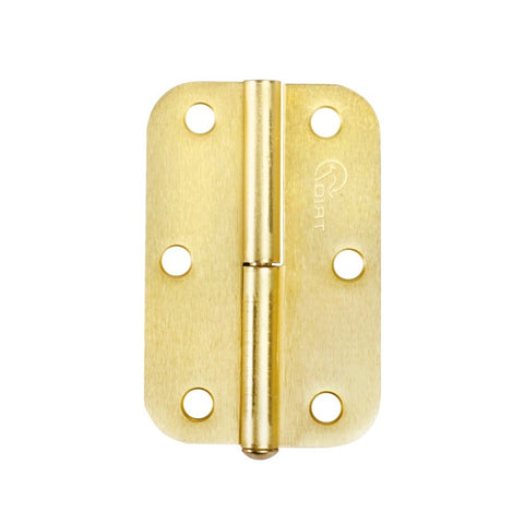 Trio Hinge Butt Radius Lift Off 89x58x1.6mm Right Hand Matte Gold PBTRB89LORHMG