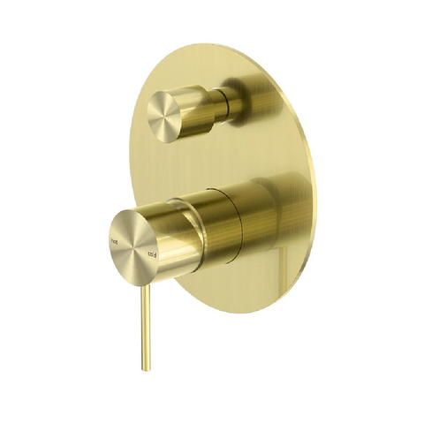 Nero Mecca Shower Mixer With Diverter Trim Kits Only Brushed Gold NR221911ATBG