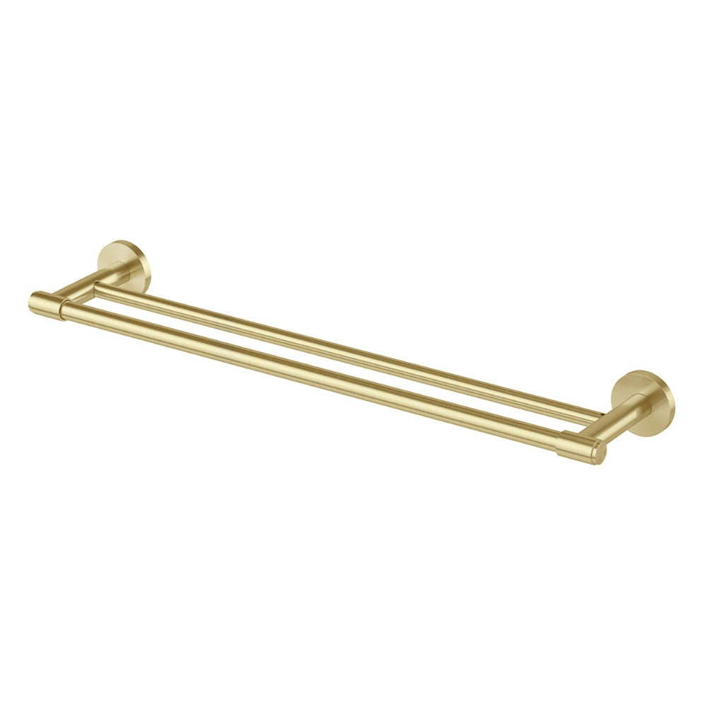 Phoenix Vivid MKII Double Towel Rail 600mm Brushed Gold 146-8110-12