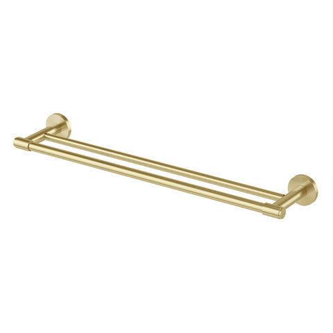 Phoenix Vivid MKII Double Towel Rail 600mm Brushed Gold 146-8110-12