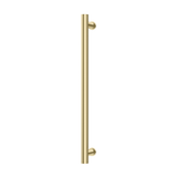 Phoenix Heated Towel Rail Round 800mm Brushed Gold 650-8761-12