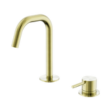 Nero Mecca Hob Basin Mixer Set Edge Spout Brushed Gold NR221901HBG