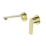 Greens Novi Wall Basin Mixer PVD Brushed Brass LF24203520BB