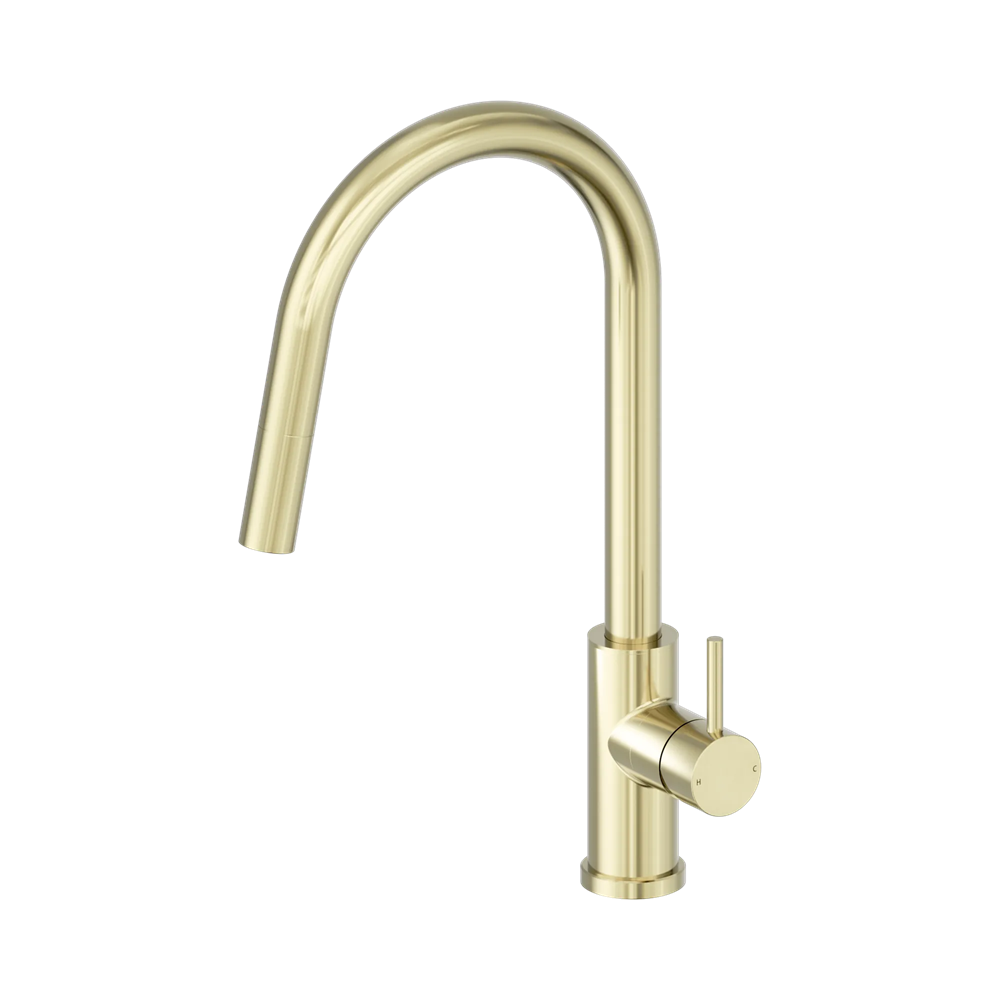 Nero Dolce 2 Sink Mixer Pull Out Brushed Gold 25B004BG