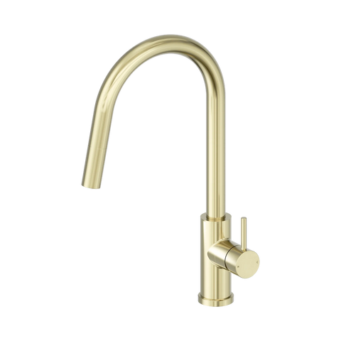 Nero Dolce 2 Sink Mixer Pull Out Brushed Gold 25B004BG