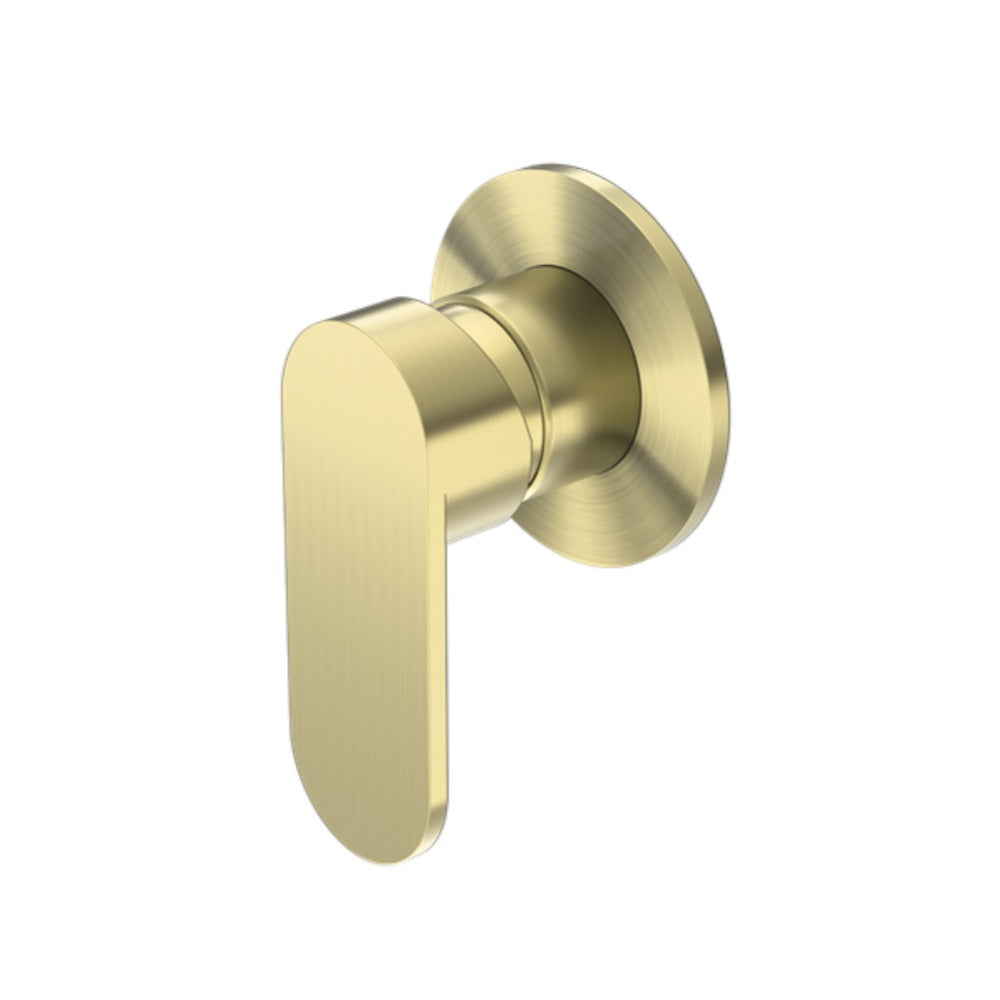 Amelie Royale Paddle Shower Mixer 80mm Round Plate (Trim Kit Only) Brushed Gold BDO301311DTBG