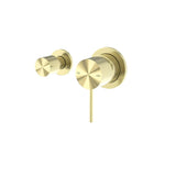 Nero Mecca Shower Mixer With Horizontal 2 Way Divertor Brushed Gold NR221911UBG