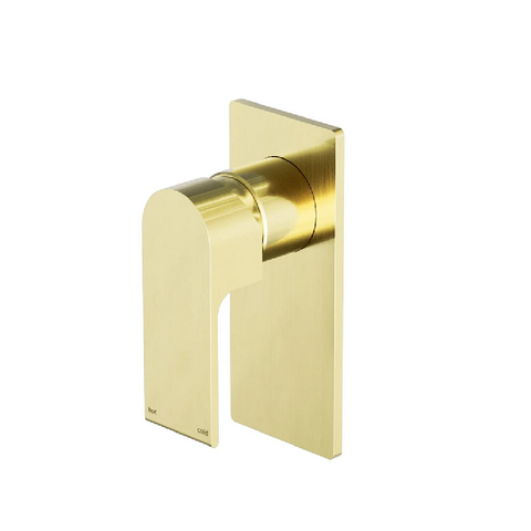 Nero Bianca Shower Mixer (Rectangle Plate) Trim Kits Only Brushed Gold NR321511TBG