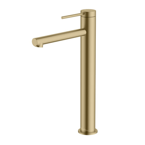 Oliveri Venice Straight Basin Tower Mixer Classic Gold VE107503FCG