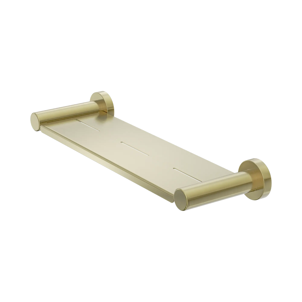 Nero Dolce Ii Metal Shower Shelf Brushed Gold NR2087ABG