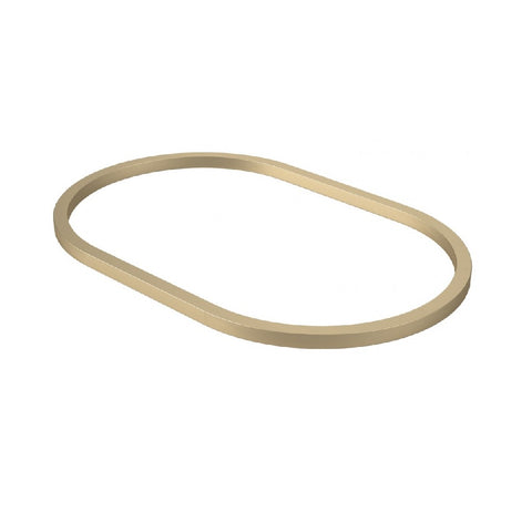Caroma Liano II Pill 530mm Basin Dress Ring Brushed Brass 687033BB