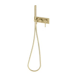 Phoenix Vivid Slimline Oval Wall Shower System Brushed Gold VV7490-12