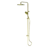 Greens Lavish Brass Twin Rail Shower PVD Brushed Brass 239103BB