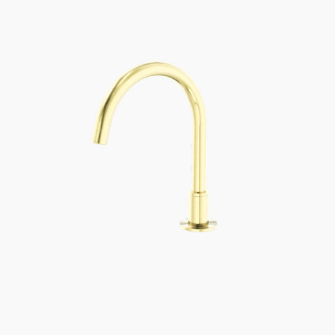 Nero Kara Hob Mount Bath Spout Only G1/2 Female Inlet Brushed Gold NR211703bBG