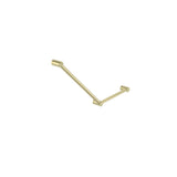 Nero Mecca Care 32mm Ambulant Toilet Grab Rail 45 Degree 750X450mm Brushed Gold NRCR3245ABG