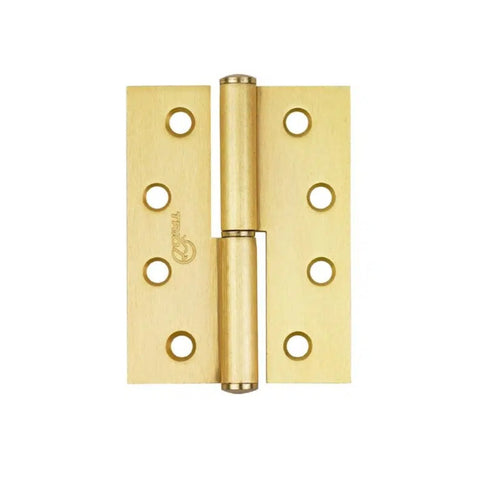 Trio Hinge Lift Off 100x75x2.5mm Left Hand Matte Gold R2-175LOLHMG