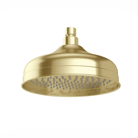 Phoenix Cromford Shower Rose 210mm Brushed Gold 134-5002-12
