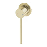 Phoenix Vivid Slimline SwitchMix Shower / Wall Mixer 60mm Backplate & Extended Lever Brushed Gold 114-2801-12