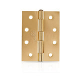 Trio Hinge Butt 100x75x1.6mm Loose Pin Matte Gold PBT10016LPMG