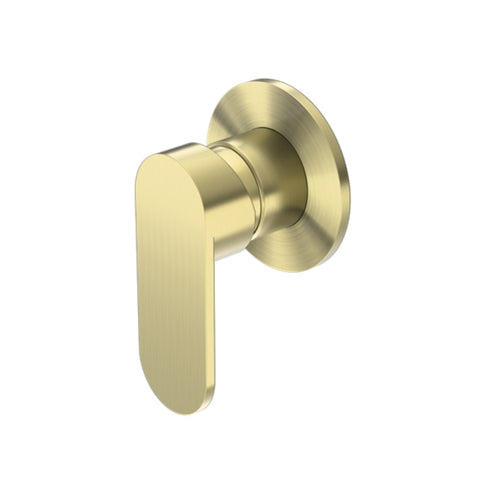 Amelie Royale Shower Mixer 80mm Round Plate Brushed Gold (Full Kit) BDO301311DBG