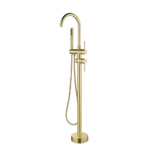 Otti Pavia Floor Standing Mixer Tap Brushed Gold PFSBMBG