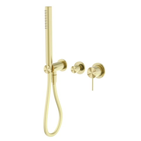Nero Mecca Shower Mixer Diverter Systerm Separate Back Plate Trim Kits Only Brushed Gold NR221912FTBG
