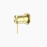 Nero Mecca Shower Mixer 60mm Plate Brushed Gold NR221911HBG