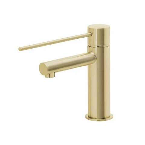 Phoenix Vivid Slimline Basin Mixer with Extended Lever Brushed Gold 114-7700-12