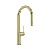 Linkware Elle 316 Stainless Steel Collection Sink Mixer Pull Out Brushed Gold SST673BG