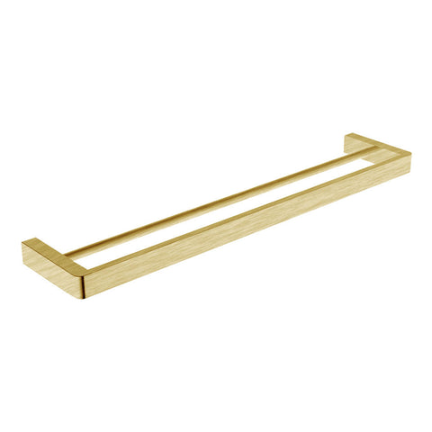Argent Mondrian Neu Double Towel Rail 600mm Brushed Gold AR93624DBG