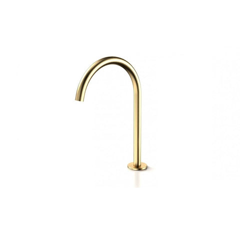 Caroma Liano II Hob Swivel Outlet 200mm Brushed Brass 96401BB65A